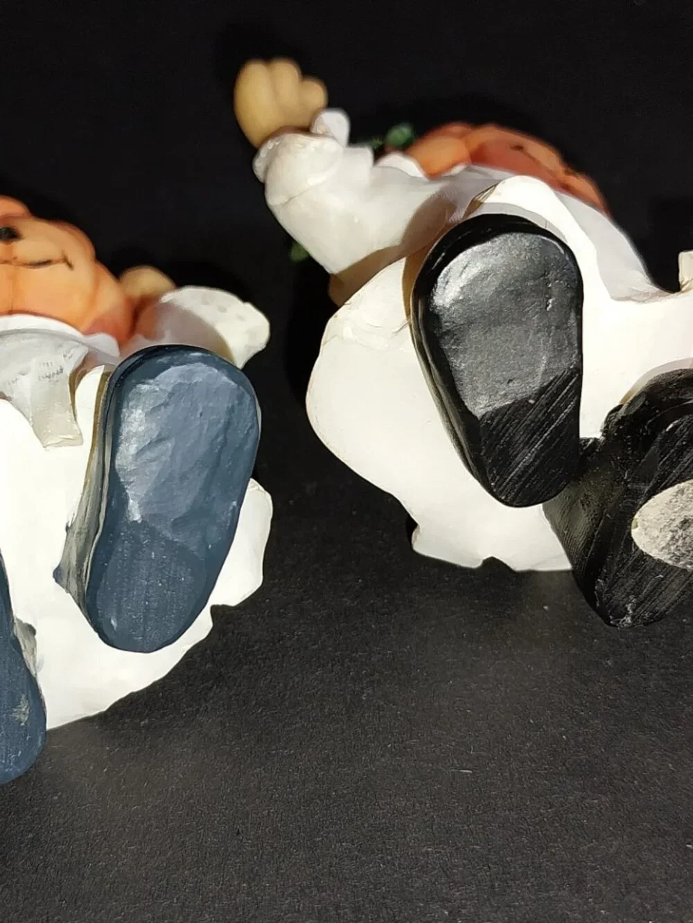 Halloween Pumpkin Head Ghost Figures Set of 2